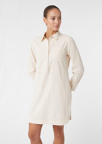 comma casual identity Blusenkleid in Beige: Vorderseite
