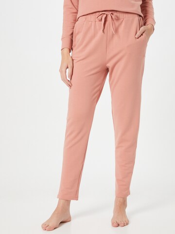 SCHIESSER - Calças de pijama em rosa: frente