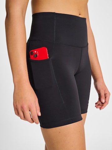 Hummel Skinny Sportbroek in Zwart