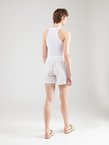 PIECES Loosefit Shorts 'PCPIA' in Weiß