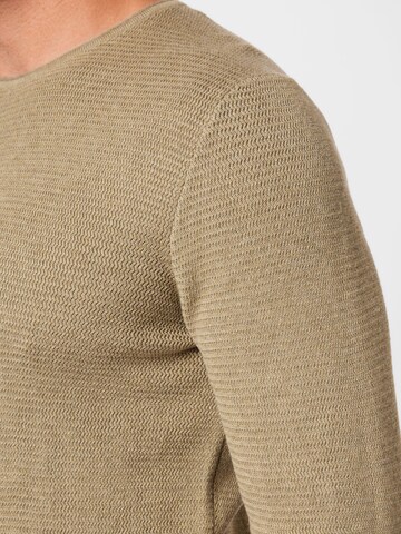 TOM TAILOR DENIM Sweater in Green