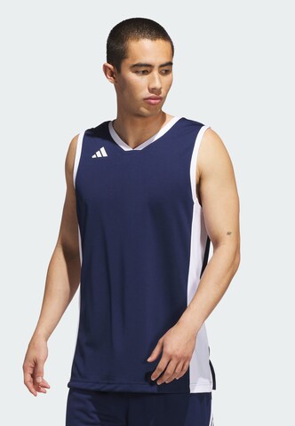 ADIDAS PERFORMANCE - Camiseta funcional '3G Speed' en azul: frente