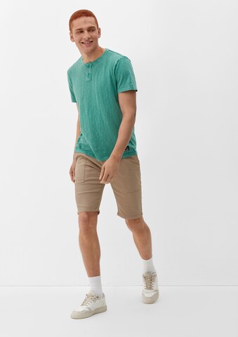 QS Regular Shorts in Beige