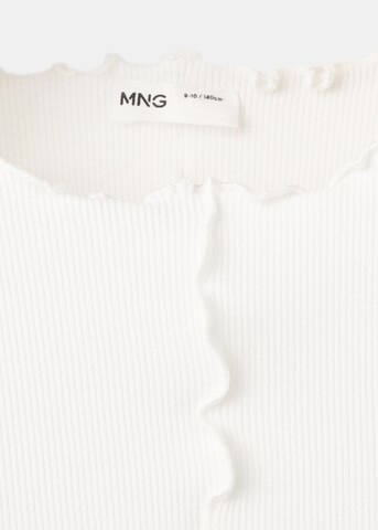 Tricou 'NERVIO' de la MANGO KIDS pe alb