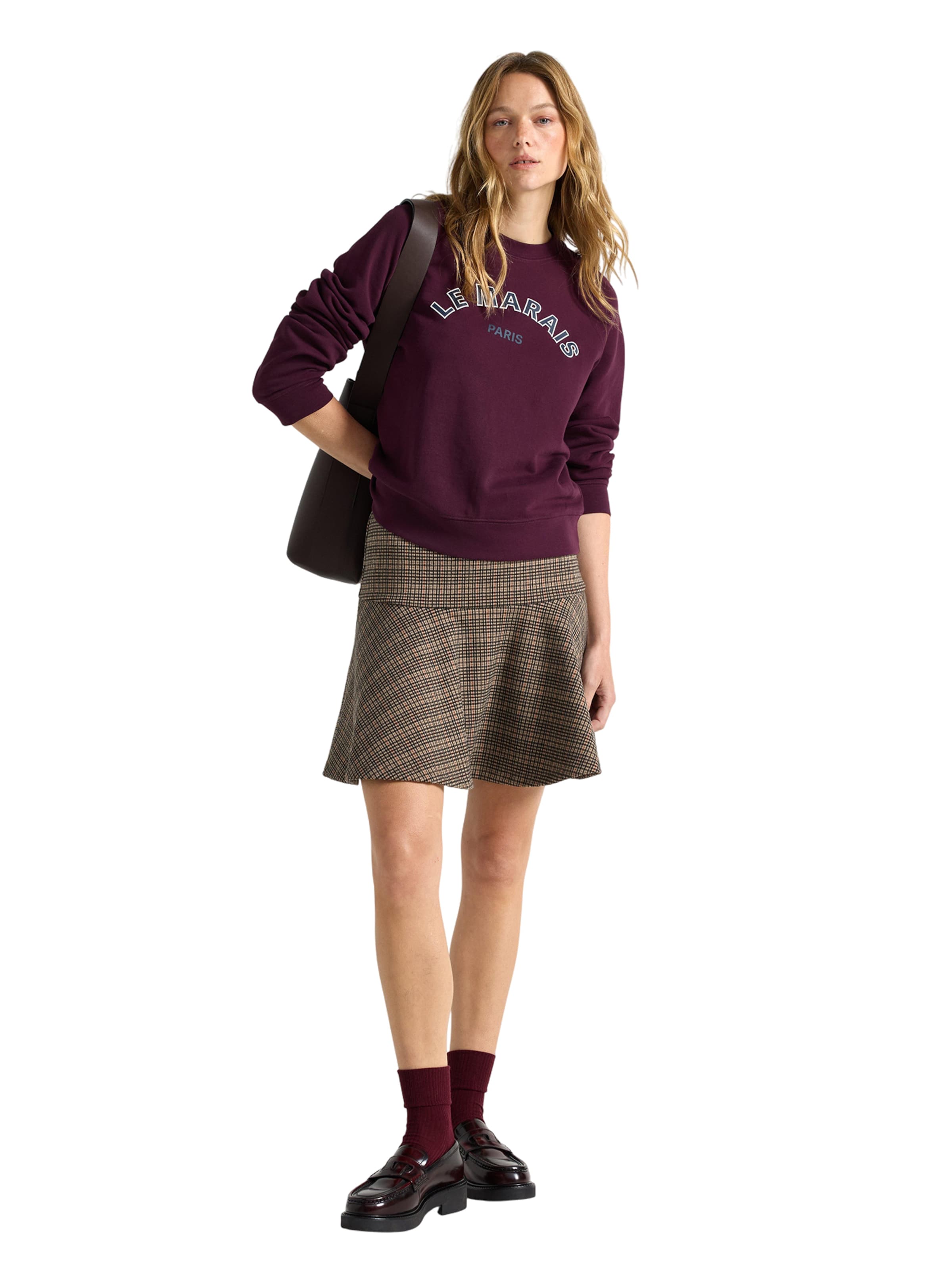 Lindex Юбка 'Jolin' в Бежевый: спереди