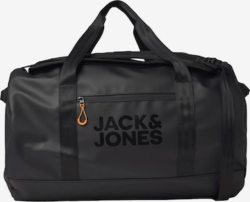 JACK & JONES Travel bag in Black: front