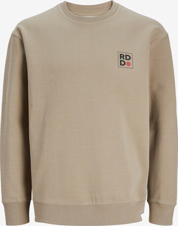 Sweat-shirt 'Dean' R.D.D. ROYAL DENIM DIVISION en beige : devant