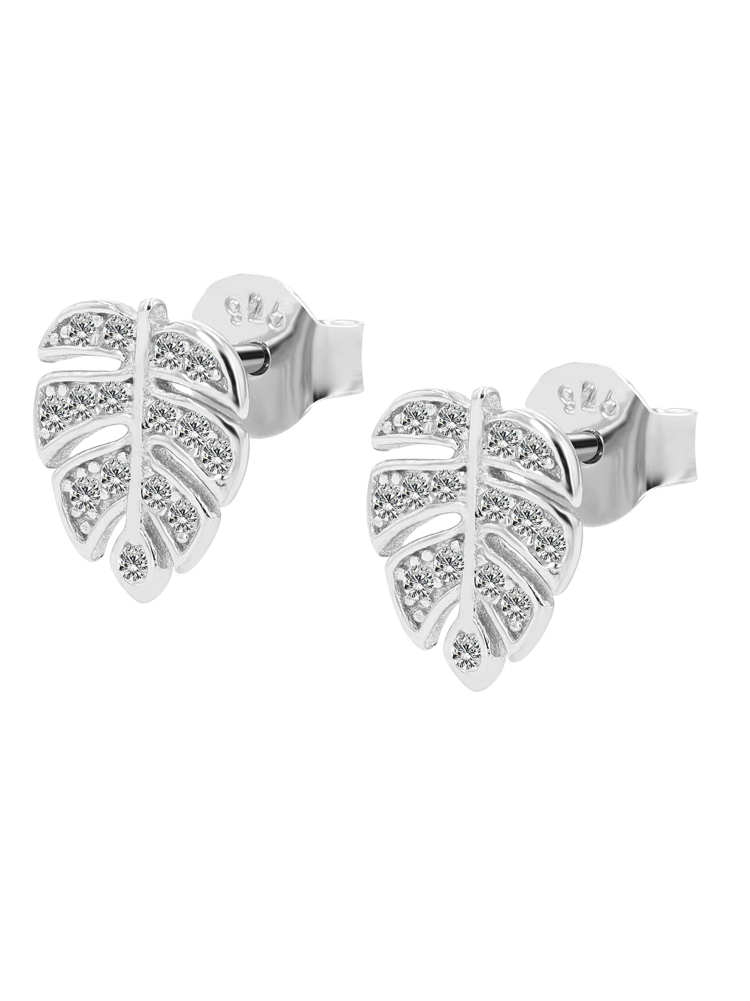Akzent Earrings '"Alondra" aus 925 Sterlingsilber, hautverträglich' in Silver