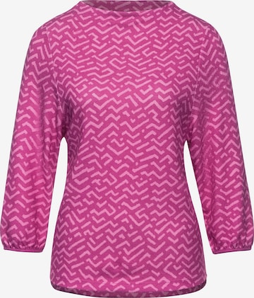 STREET ONE Shirt in Roze: voorkant