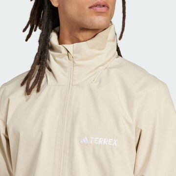 ADIDAS TERREX Outdoor jacket 'ESS' in Beige