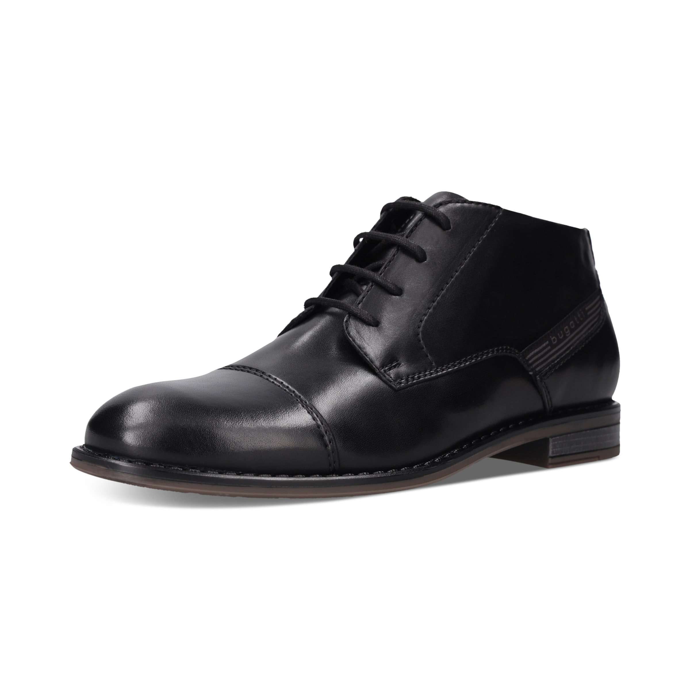 bugatti Lace-up boots in Black: front