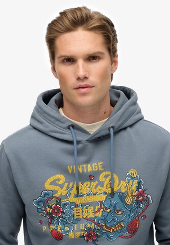 Sweat-shirt Superdry en bleu