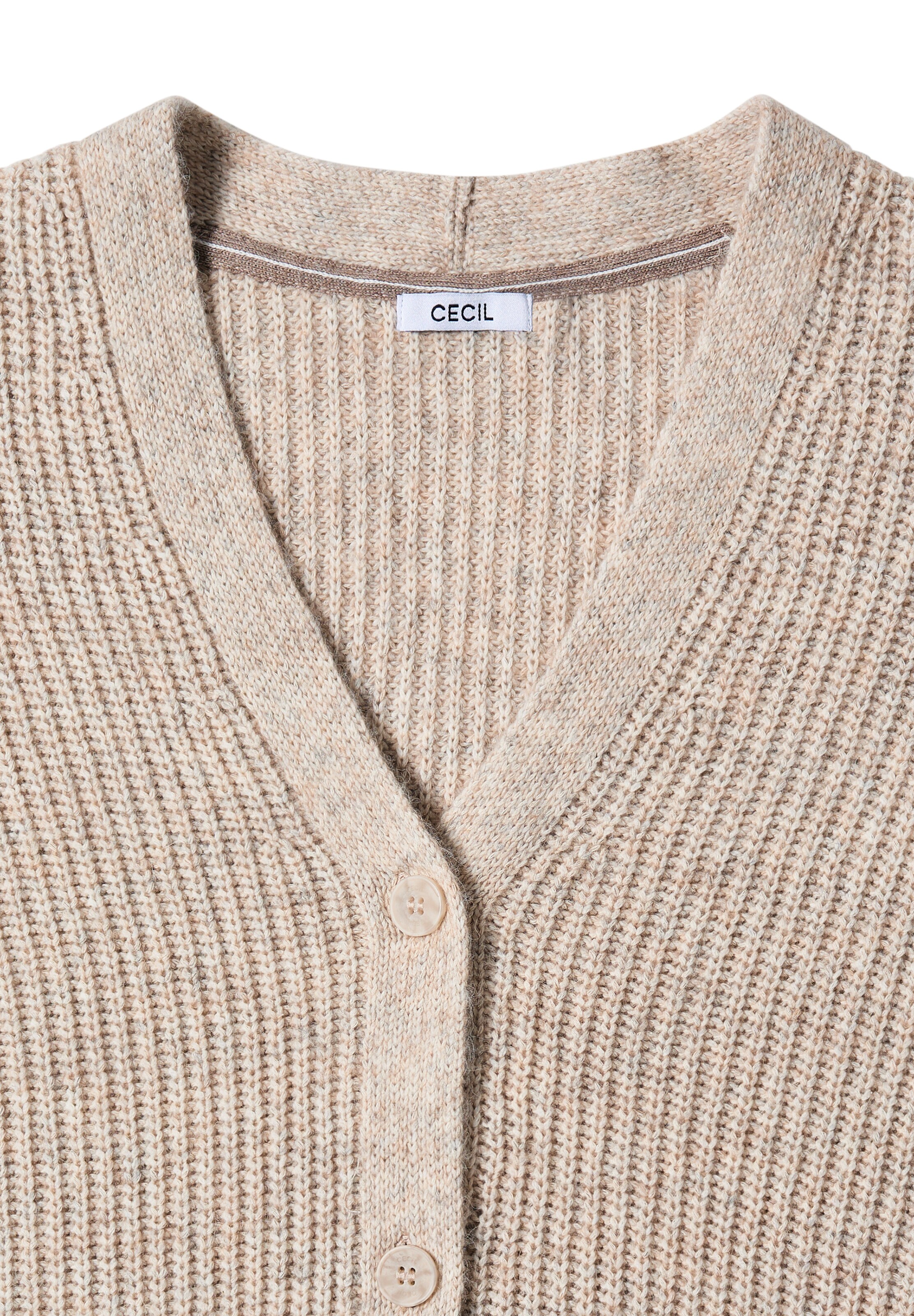 CECIL Knit Cardigan in Brown
