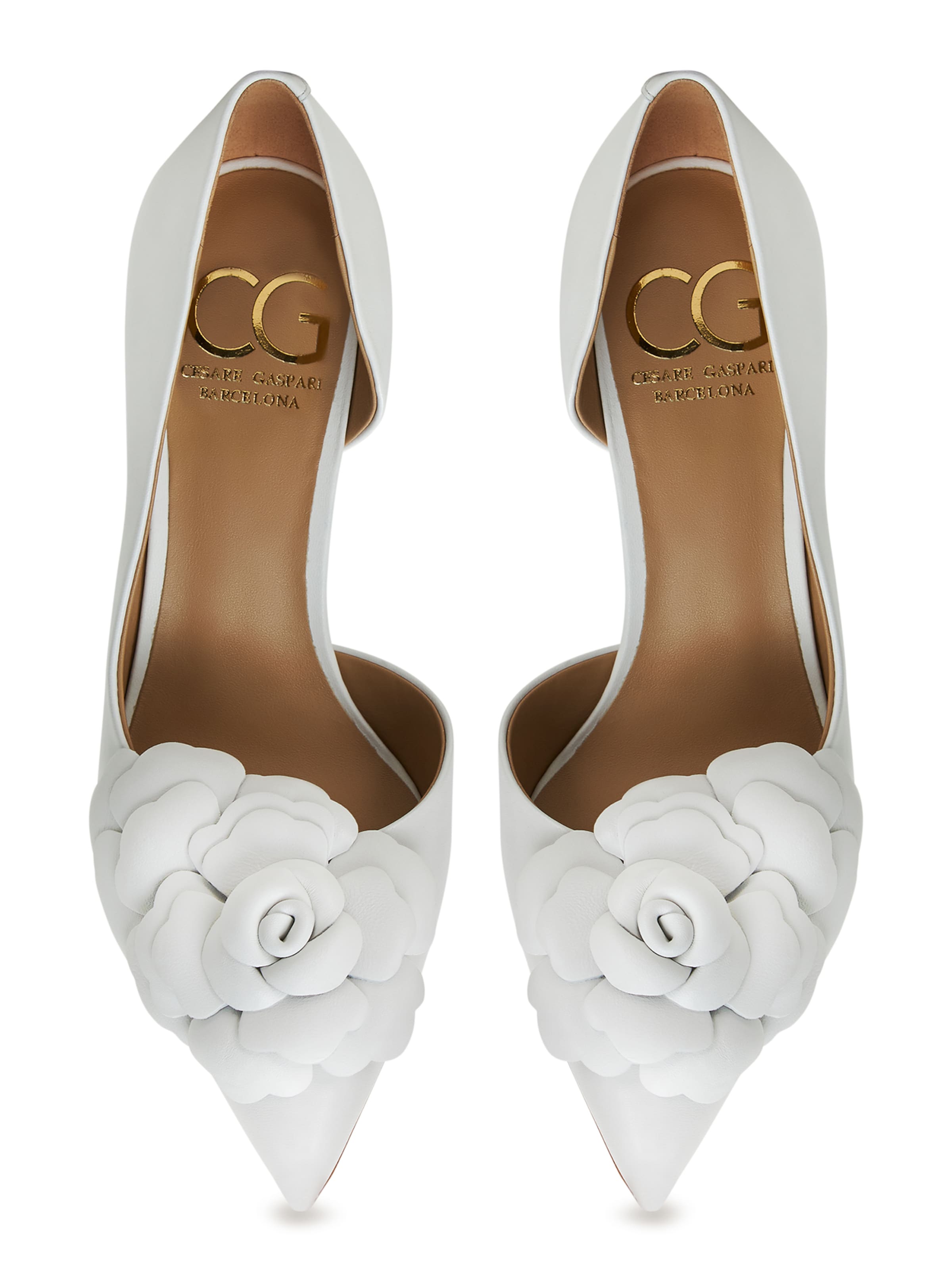 CESARE GASPARI Pumps in Wit
