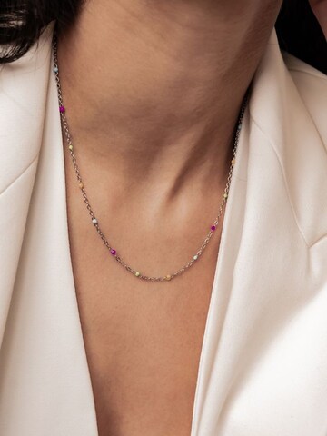 Hey Happiness - Cadena 'Color Line' en plata