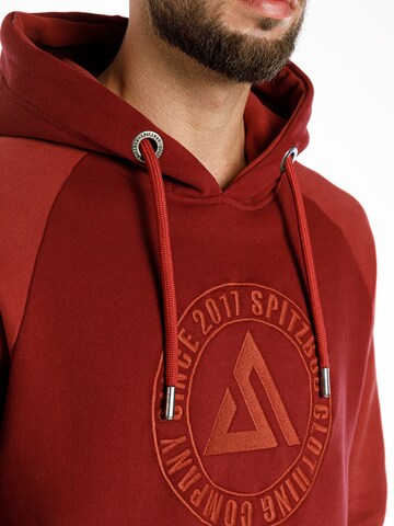 Sweat-shirt 'Raglan Street' SPITZBUB en rouge