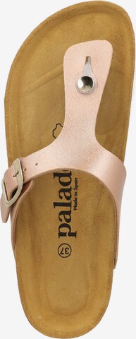 Palado Teenslipper 'Kos Metallic' in Beige