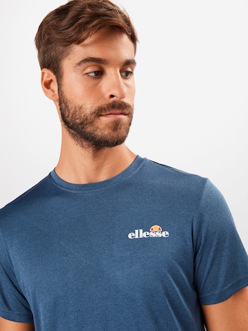 ELLESSE Rovný strih Funkčné tričko 'Malbe' - Modrá