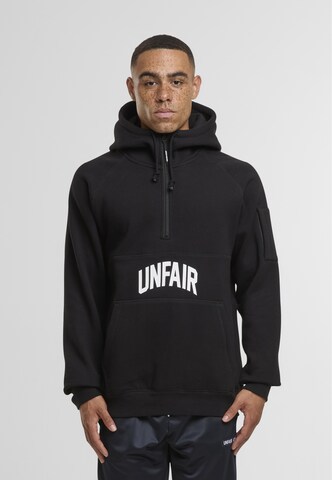 Unfair Athletics Sweatshirt 'Ninja' in Black: front