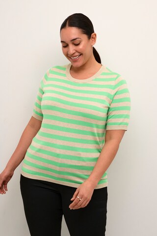 KAFFE CURVE - Jersey 'KA Lizzy' en beige: frente