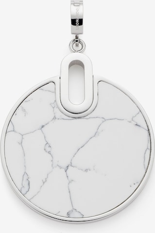 LEONARDO Pendant in Silver: front