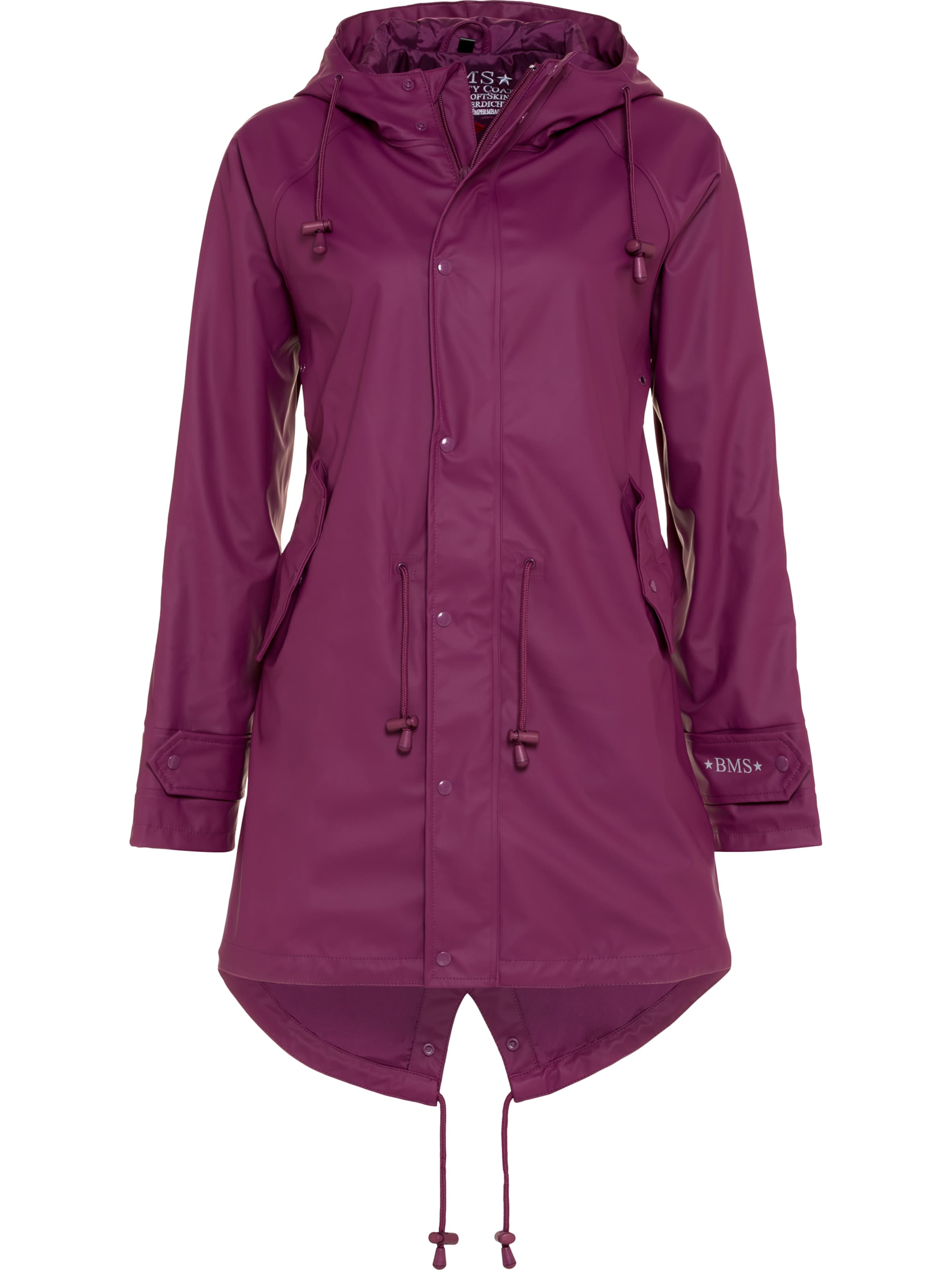 BMS Funktionsmantel 'HafenCity'‌‌‌ in Lila: Vorderseite