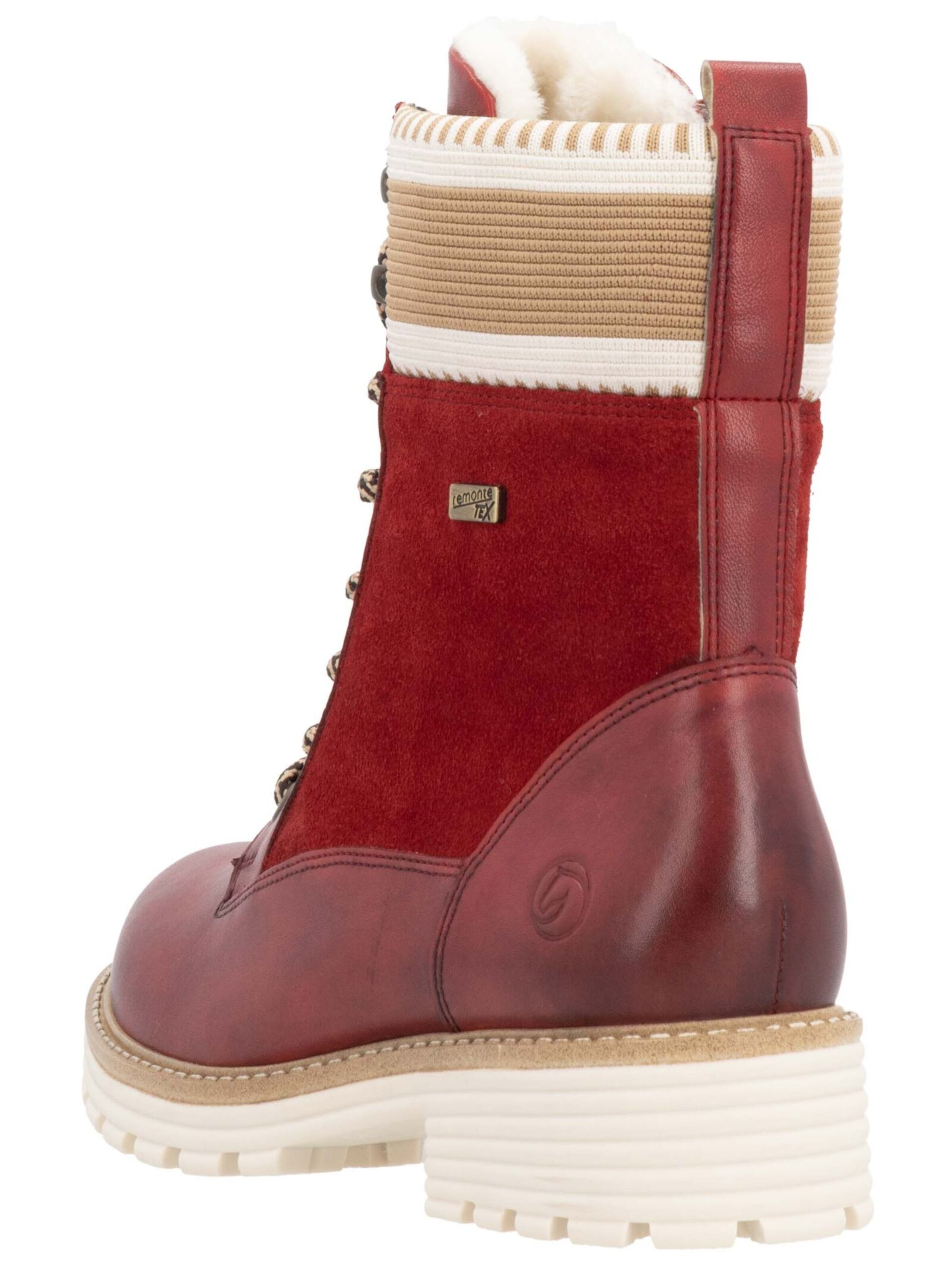 REMONTE Schnürstiefelette in Rot