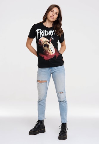 LOGOSHIRT T-Shirt 'Friday the 13th' in Mischfarben