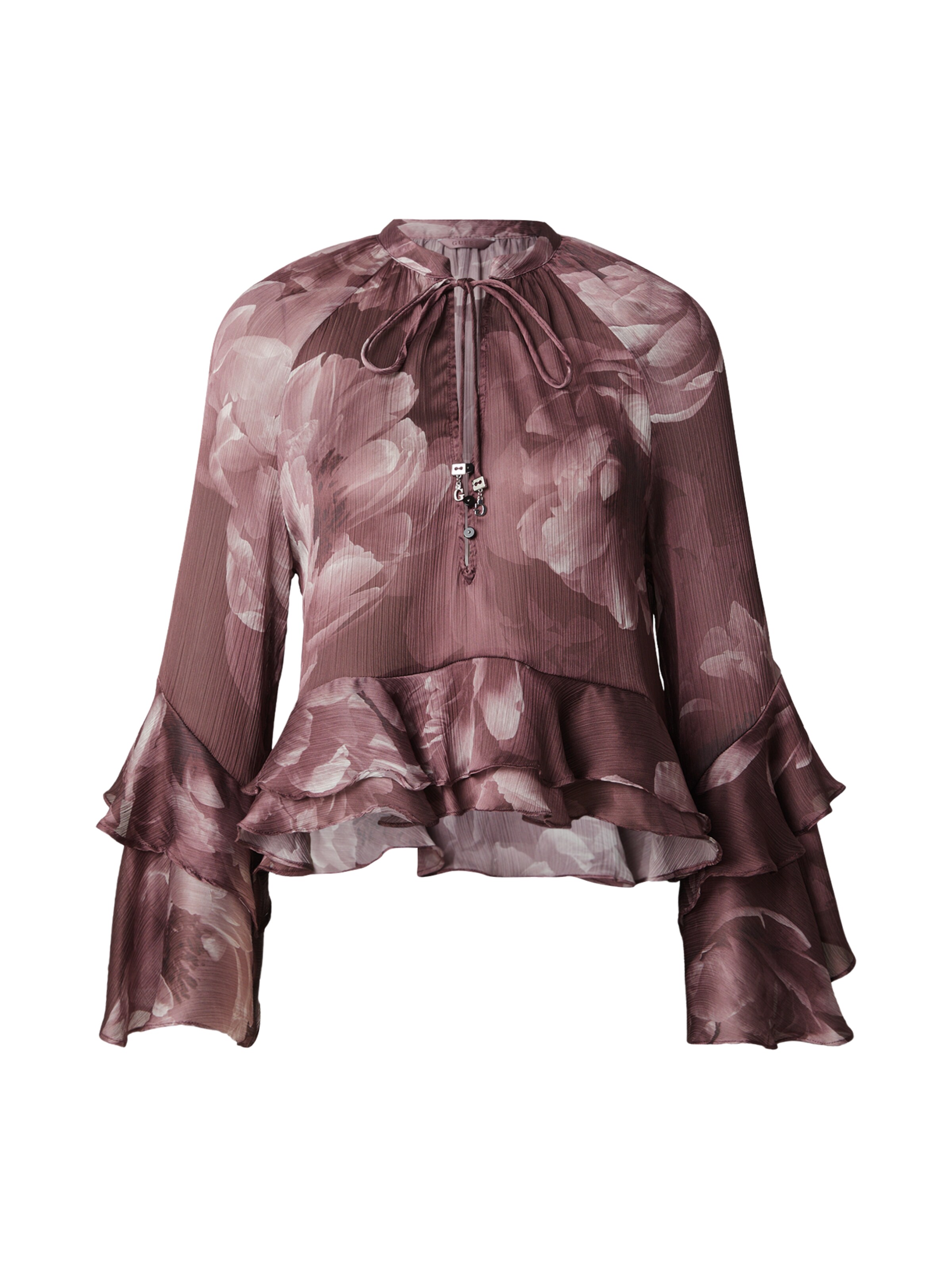 GUESS - Blusa en lila: frente