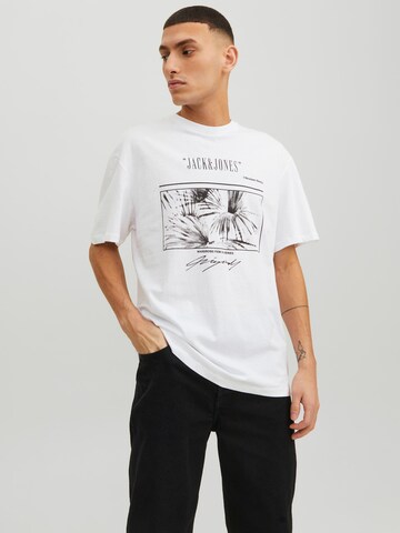 JACK & JONES T-Shirt 'Castle' in Weiß: predná strana