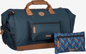 Cabaia Travel Bag in Blue: front