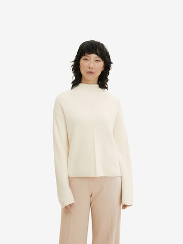 TOM TAILOR Pullover in Beige