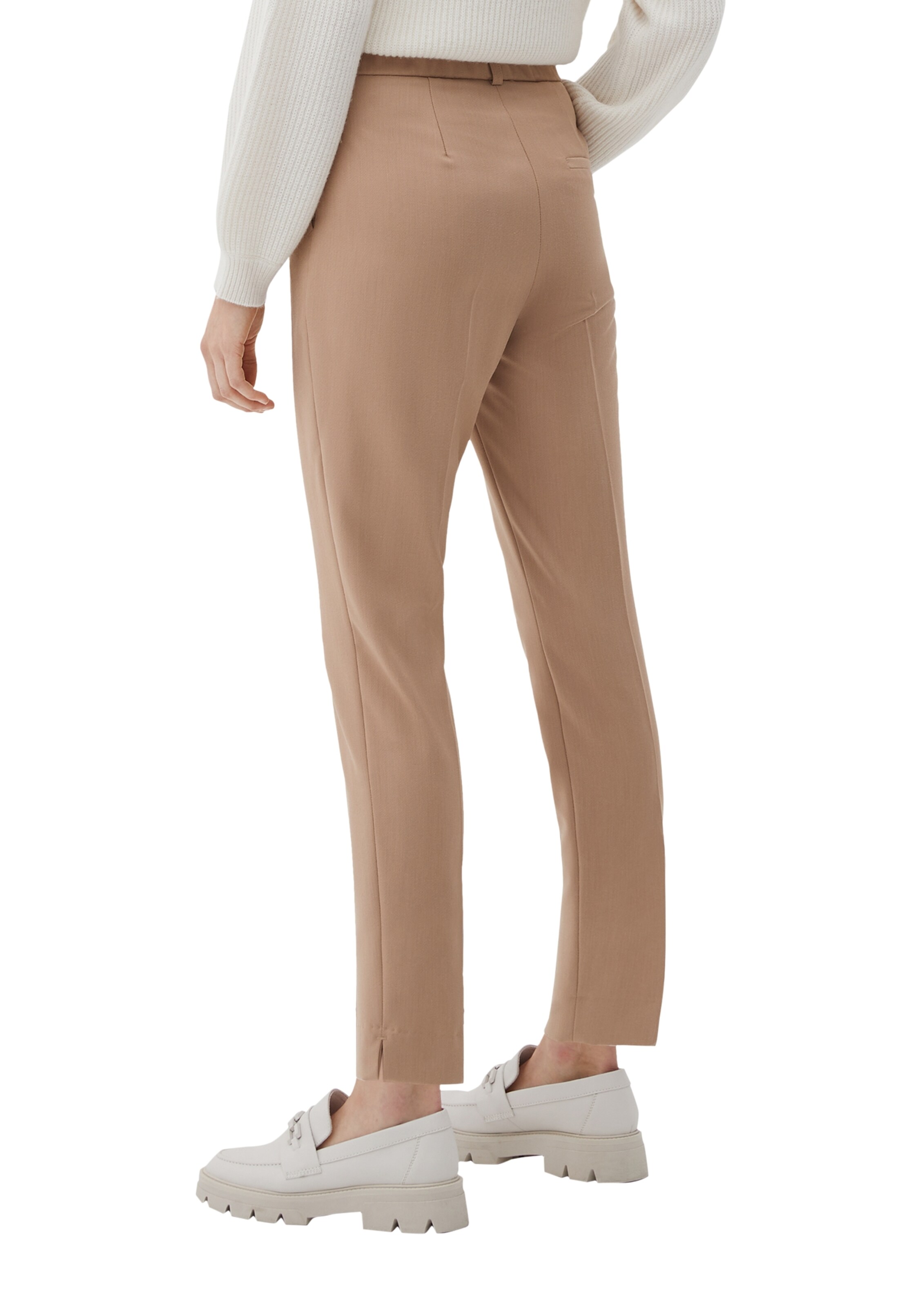 s.Oliver BLACK LABEL Tapered Chino 'Sue' in Bruin