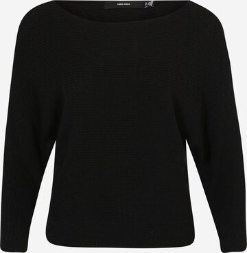 Pull-over 'NEW LEXSUN' Vero Moda Petite en noir : devant