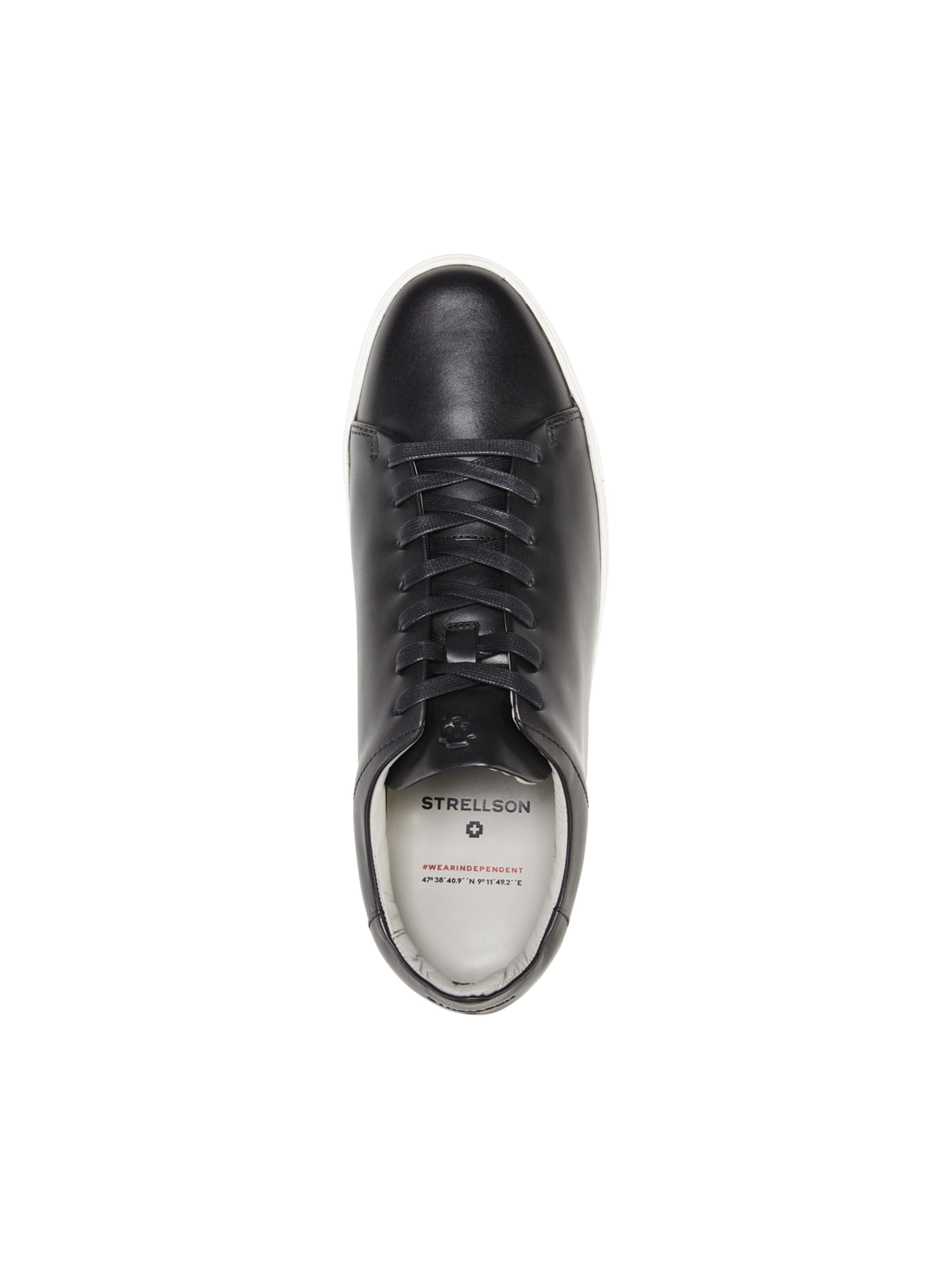 STRELLSON Sneakers laag 'Solid Evans' in Zwart
