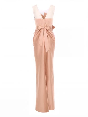 Robe de soirée acob a porter en beige
