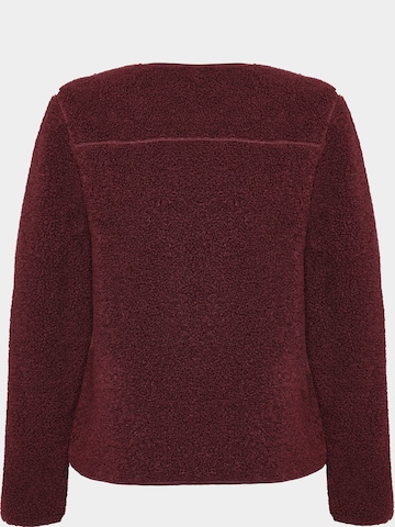 Didriksons Fleece jas 'SELMA' in Rood
