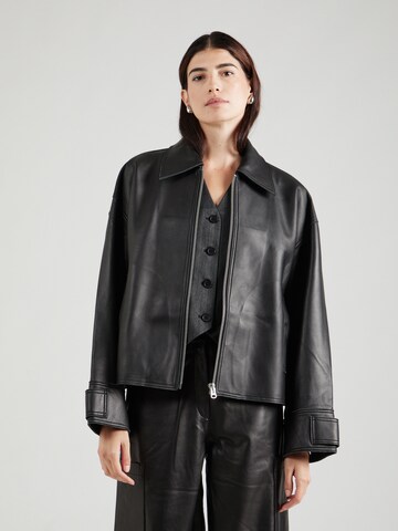 Veste mi-saison 'JOSEPH' MEOTINE en noir : devant