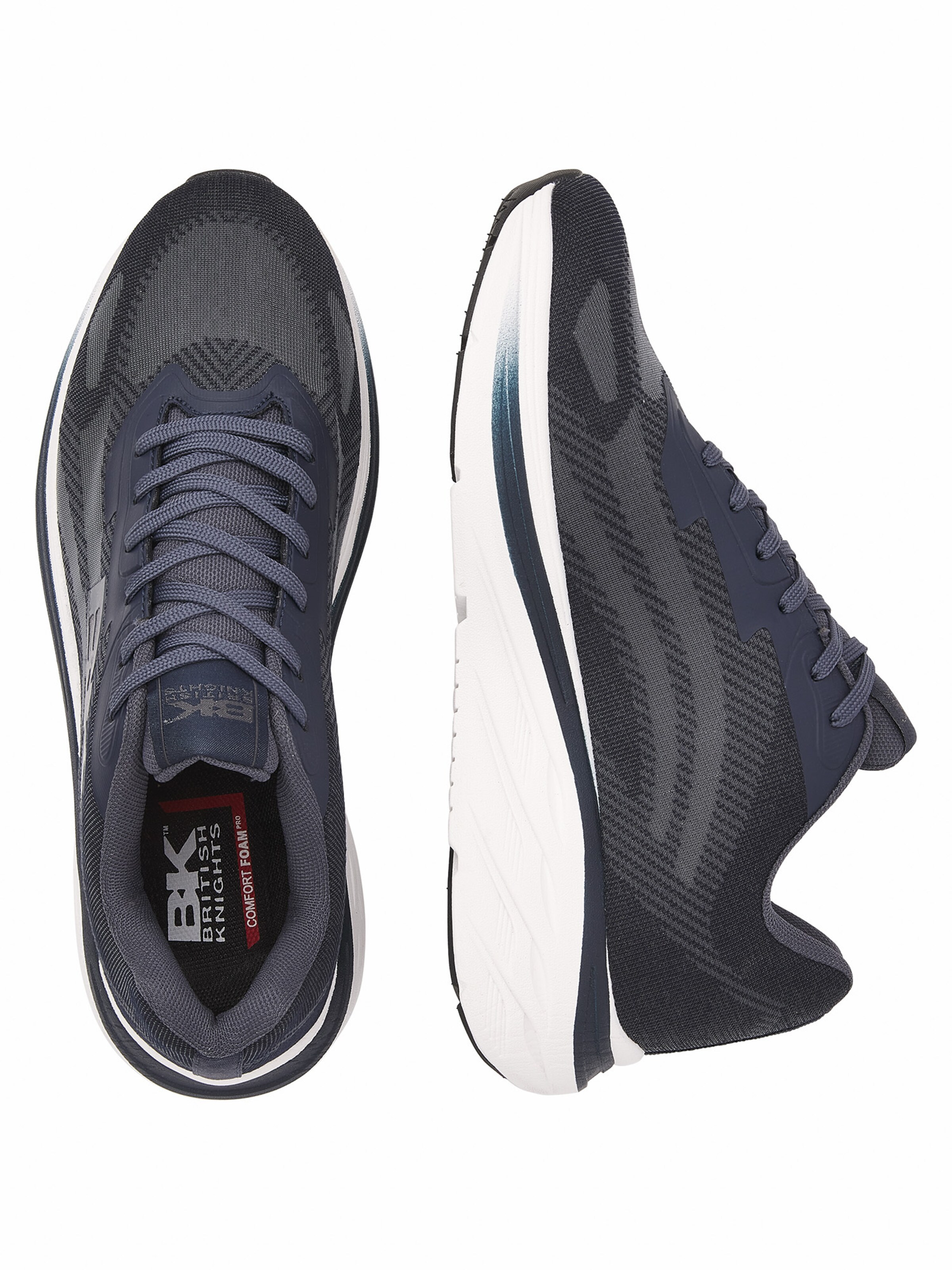 BRITISH KNIGHTS Sneaker low 'SURGE' i blå: top