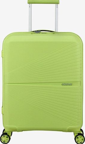 American Tourister Trolley 'AIRCONIC SPINNER 55/20 TSA' in Groen: voorkant