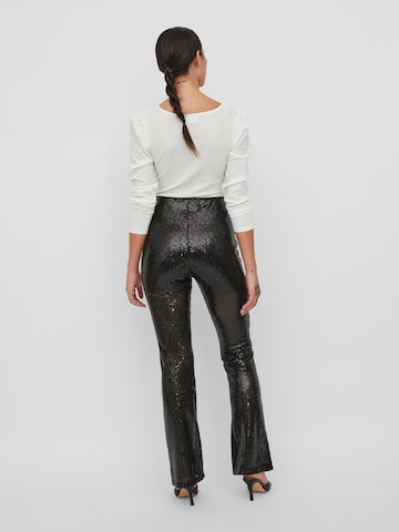 VILA Flared Pants in Black