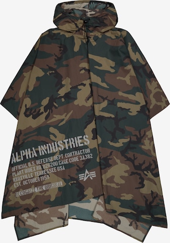 ALPHA INDUSTRIES Toiminnallinen takki värissä vihreä: etupuoli