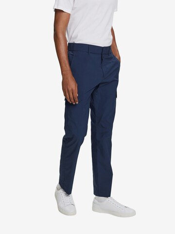 ESPRIT Regular Cargohose in Blau