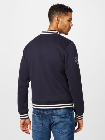 Herrlicher Zip-Up Hoodie 'Bennet' in Blue