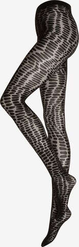 Collant 'Croco' di Wolford in nero: frontale