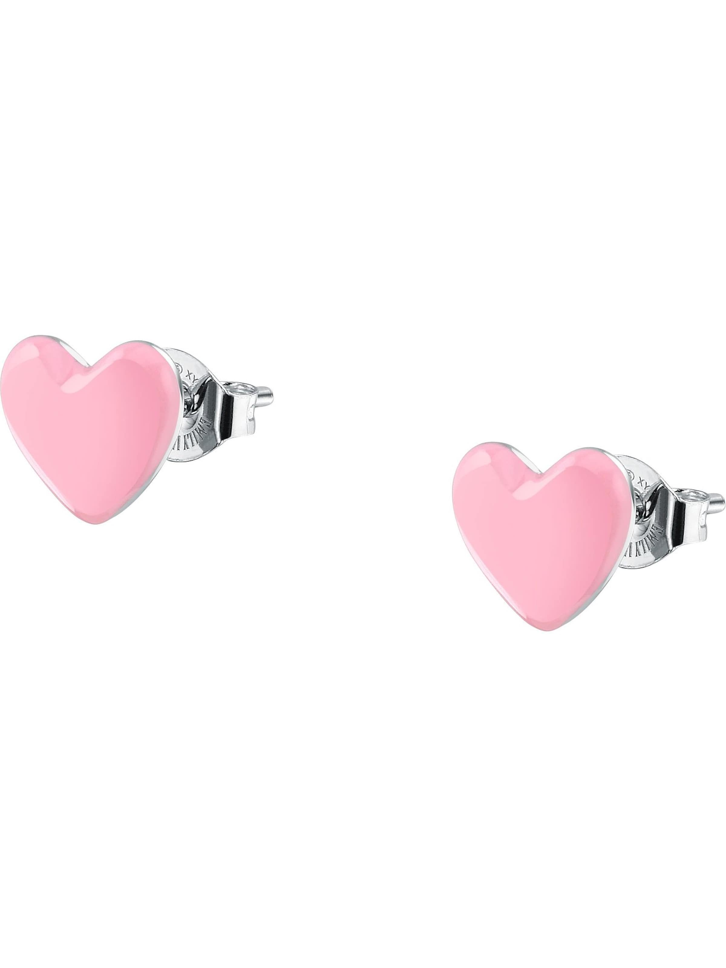 La Petite Story Earrings in Silver: front