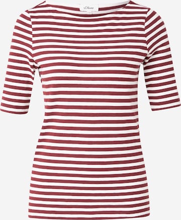 T-shirt s.Oliver en rouge : devant
