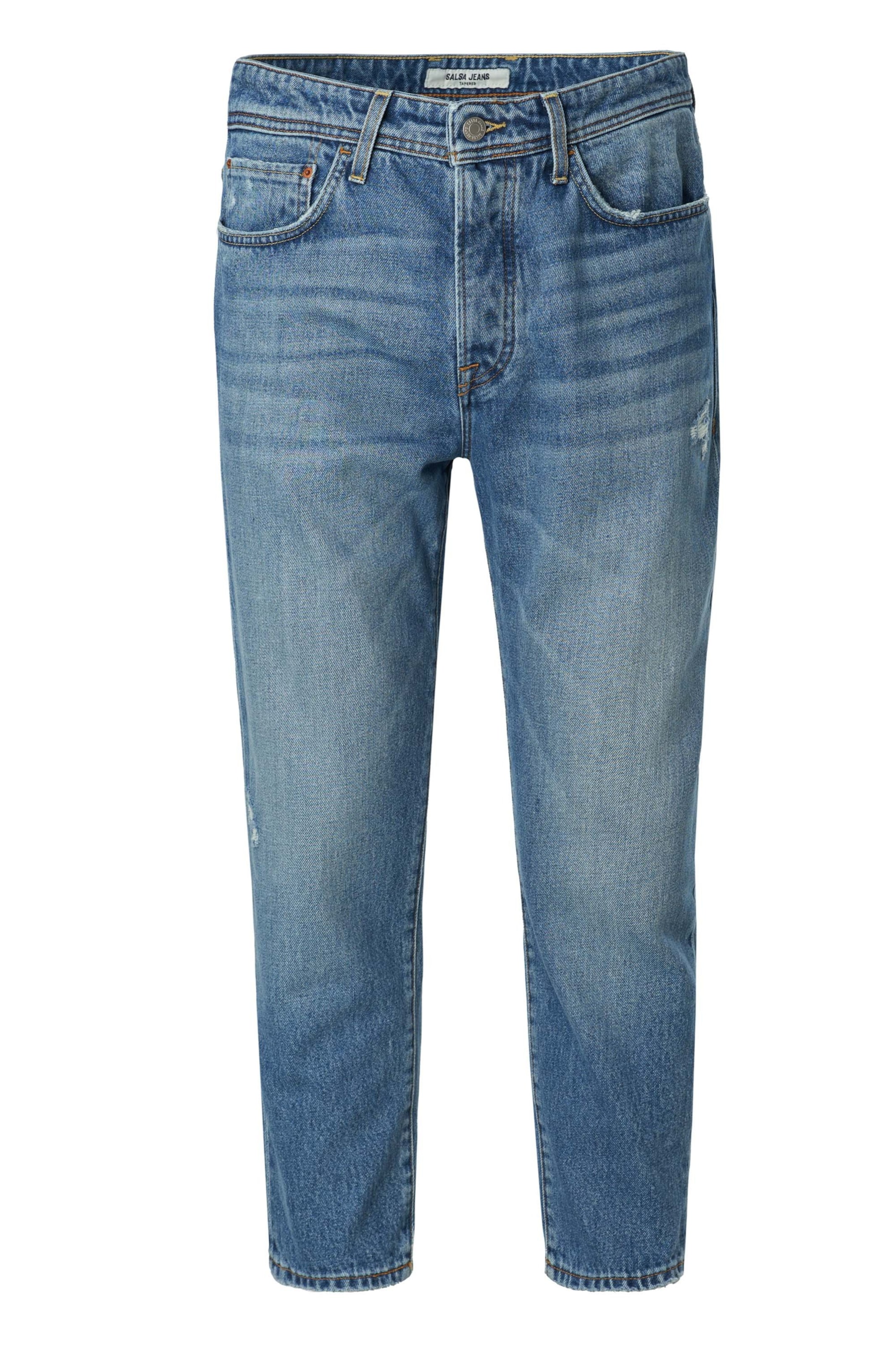 Salsa Jeans Tapered Jeans in Blau: Vorderseite