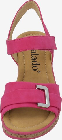 Palado Strap Sandals 'Vemlu' in Pink