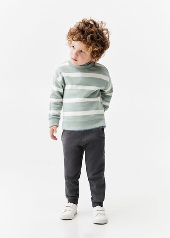 MANGO KIDS Mikina 'Lines' – zelená